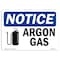 Signmission OSHA Notice Sign, 10" Height, 14" Width, Rigid Plastic, Argon Gas Sign With Symbol, Landscape OS-NS-P-1014-L-10173 - alternate 1